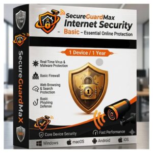 SecureGuardMaX Internet Security Basic (1 Device / 1 Year)